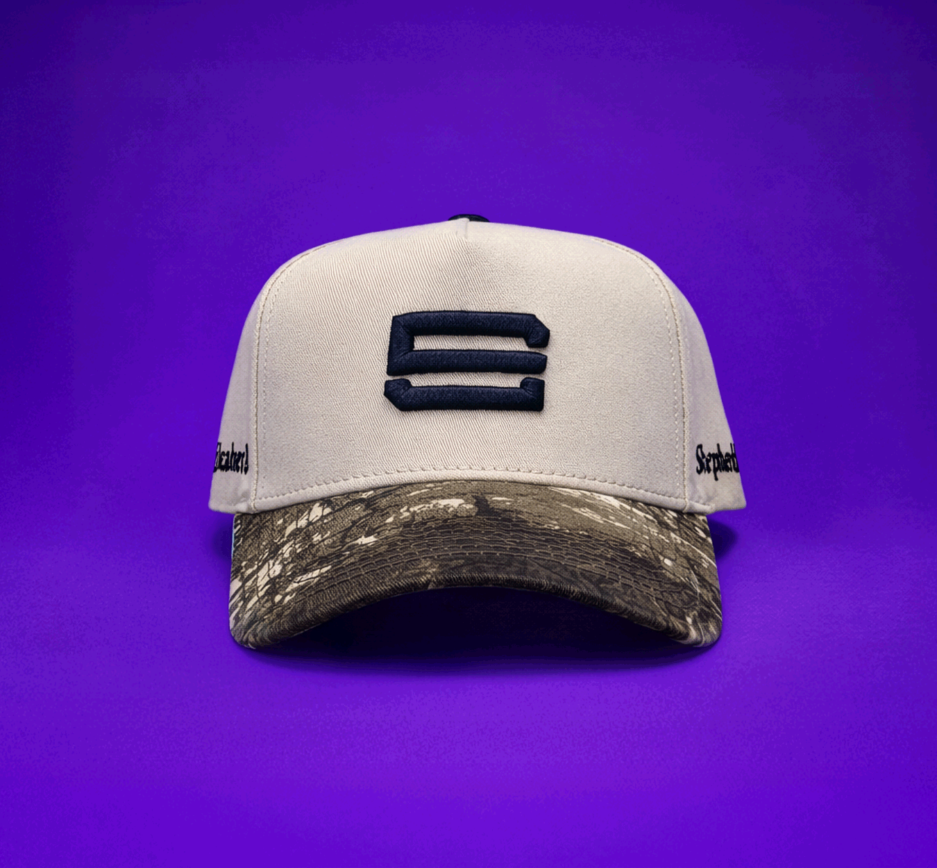 Black & Camo Baseball Cap