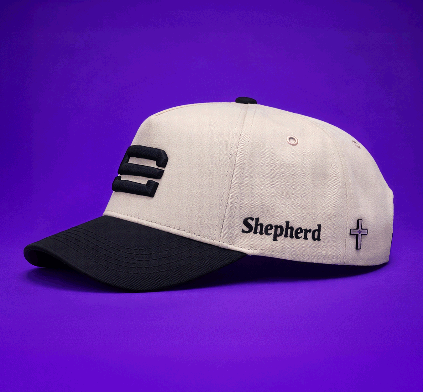 Black & White Baseball Cap